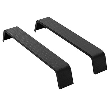 Garvee 2-Pack Heavy-Duty 14-Gauge Steel Tandem Axle Trailer Fenders - 72-7/8" x 10-1/4" x 13", Bolt-On/Weldable, Fits 13"-15" Tires for Car Haulers, Utility & Cargo Trailers, Assembly required
