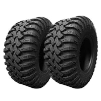 Garvee Set of 2 UTV ATV all-terrain Tires 27x11x12 8PR Radial Construction Non-Directional Tread PatternI - Pair of 2 UTV Tires for 12 inch Rims (AT27x11R12-8PR)