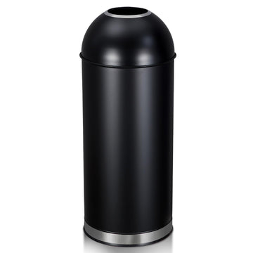 Garvee 17 Gal/65L Open Top Trash Can Commercial Grade Trash Can Brushed Stainless Steel Waste Bins for Home Office Restaurant Restroom Kitchen