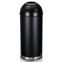 Garvee 17 Gal/65L Open Top Trash Can Commercial Grade Trash Can Brushed Stainless Steel Waste Bins for Home Office Restaurant Restroom Kitchen