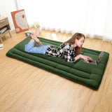 Garvee Futon Mattress Twin Size, Japanese Floor Mattress Foldable Tatami Mat, Roll Up Floor Bed Mattress Kids Floor Play Mat, Japanese Floor Bed for Dorm House Guest, Army Green - Army Green