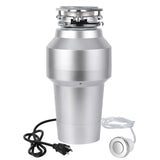 Garvee 3/4HP Garbage Disposal, Sink Garbage Disposal With Air Switch, Continuous Feed Food Waste Disposer Cleaner With 14 In Power Cord, 560W 4200r/Min,Rose Gold - Silver