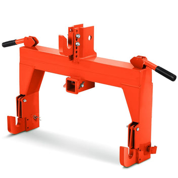 Garvee 3-Point Quick Attach Hitch, 2 Inch Receiver & 5 Bolts Adjust
