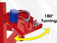 Garvee Engine Stand 0.75 Ton Capacity Heavy-Duty Steel Rotating Head 360-Degree Red