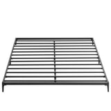 Garvee 6 Inch Low Full Bed Frame Heavy Duty Metal Mattress Foundation Platform Sturdy Steel Slat No Box Spring Needed, Easy Assembly, Noise Free - Black