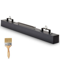 48-inch hanging magnetic sweeper with 120 lbs lifting capacity for industrial cleanup