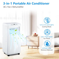 Garvee 10000 BTU Portable Air Conditioner Unit -Air Conditioner Cools Up to 450 Sq.Ft with Cool, Fan and Dry Function, Dehumidifier & Fan Modes for Room Office Dorm Bedroom