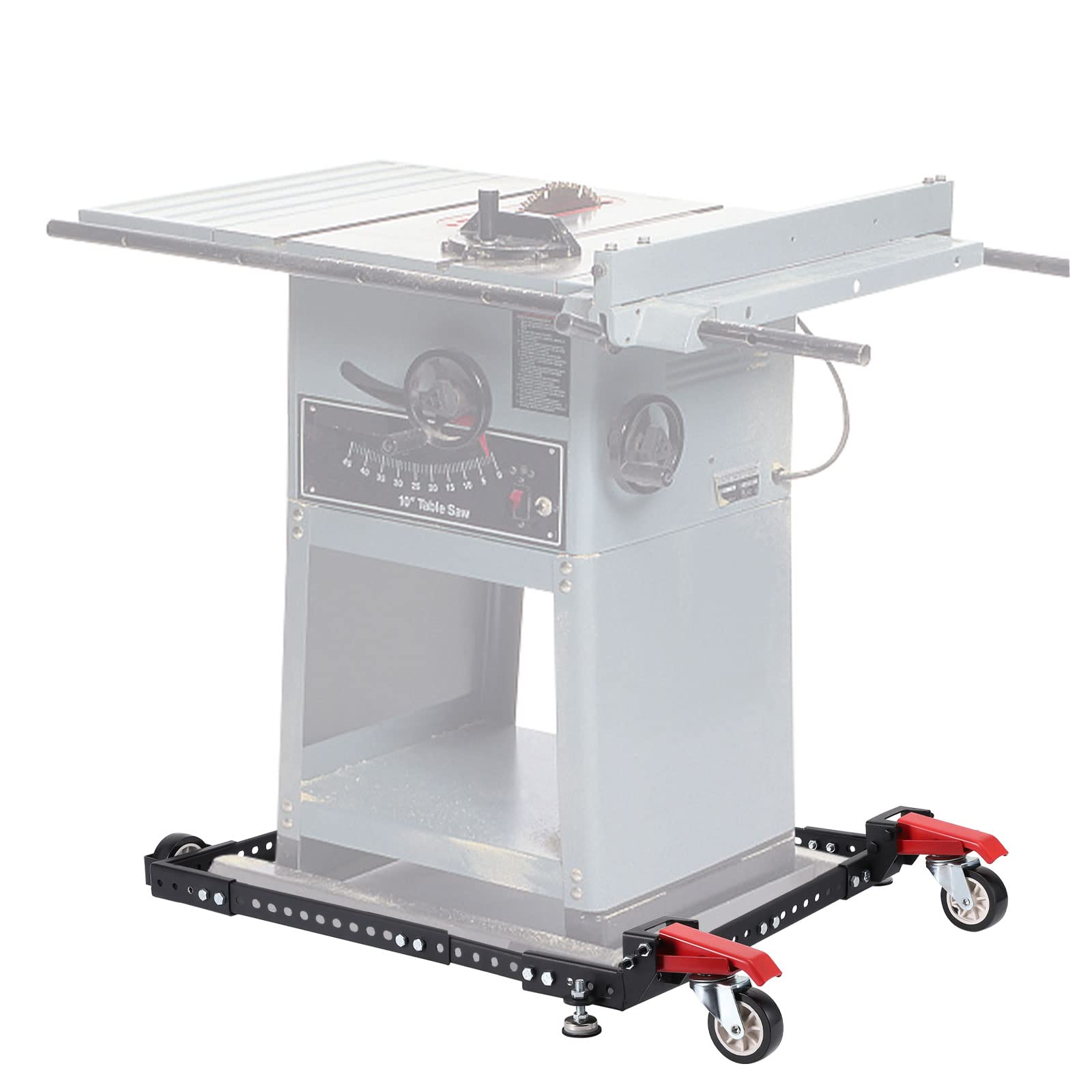 Garvee Mobile Base, Garvee Adjustable Mobile Base - 710LBS Load-Bearing, Industrial Strength Mobile Base with Swivel Wheels, Heavy-Duty Mobile Base Kit for Equipments, Tools