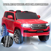 Garvee Ride - P Series: 12V Toyota Land Cruiser Kids' Car: Remote, LED, 3 Speeds, Dual 45W Motors, USB Music, Seat Belt, CPC & ASTM Approved