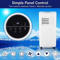Garvee 10000 BTU Portable Air Conditioner, Indoor AC Unit with Remote Control, Built in Dehumidifier & Fan & Sleep Mode, 24H Timer, Portable AC for Room, Office