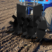 Garvee ATV/UTV Disc Harrow: Food Plot Equipment, Plow Scraper Blade, Improves Soil Quality and Crop Yield, Breaks Up Ground