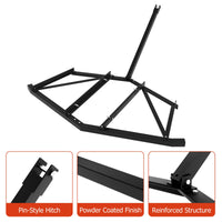 Garvee Driveway Drag: Heavy Duty Steel, Easy Assembly & Leveling, Adjustable Bolts, 100 lbs Load, Effortless Operation, Compatible with ATVs, UTVs