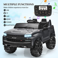 Garvee Ride - P Series: 24V 2-Seater Ride On Car For Kids For 3 - 8 years, Licensed Chevrolet Silverado - Grey