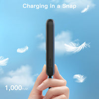 Garvee Wireless Portable Charger with Built in Cable， 10000mAh Magnetic Power Bank PD 20W Mag-Safe Battery Pack for iPhone 14/13/12