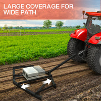 Garvee Driveway Drag: Heavy Duty Steel, Easy Assembly & Leveling, Adjustable Bolts, 100 lbs Load, Effortless Operation, Compatible with ATVs, UTVs