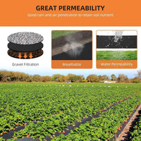Garvee 3ft x 100ft 8oz Geotextile Landscape Fabric - PP Drainage with 350N Tensile Strength & 440N Load Capacity for Driveway Stabilization & Erosion Control