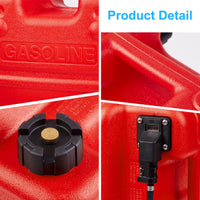 Garvee 6 Gallon Portable Fuel Tank,Easy-to-Carry Replacement Fueling Tank With Handle