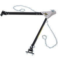Garvee Tow Bar for Vehicles, 5000 lbs Capacity Adjustable Towing Bar with Bumper Mount, 2 Chains, and Universal Coupler for 2-Inch Ball Hitch, Fits Jeeps, Trucks, SUVs, RVs, Boats, and Trailers