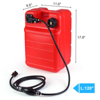 Garvee 6 Gallon Portable Fuel Tank,Easy-to-Carry Replacement Fueling Tank With Handle