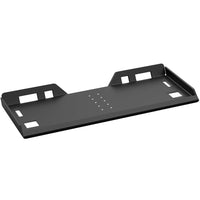 Garvee 1/4" Thick Universal Skid Steer Mount Plate w/Holes, Skid Steer Plate Attachment 3000LBS Weight Capacity Quick Attach Mount Plate Compatible with Kubota, Bobcat Skid Steers and Tractors