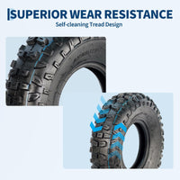 Garvee 23X7-10 ATV UTV Knobby Tires, Front 23X7x10 Sport Race 4 Ply Tubeless, Off-Road Mud Trails, 23 Inch Diameter, Black