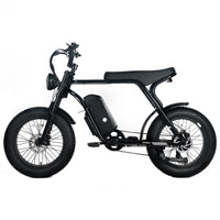 Garvee Electric Mountain Bike for Adults 20" x 4.0 Fat Tire, E-Bike 750W Motor 48V 15.6Ah Removable Battery, Max Speed 40MPH, Shi mano 7-Speed Adult Electric Bicycle for Off-Road Adventures, Black