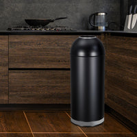 Garvee 17 Gal/65L Open Top Trash Can Commercial Grade Trash Can Brushed Stainless Steel Waste Bins for Home Office Restaurant Restroom Kitchen