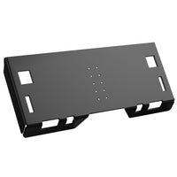 Garvee 1/4" Thick Universal Skid Steer Mount Plate w/Holes, Skid Steer Plate Attachment 3000LBS Weight Capacity Quick Attach Mount Plate Compatible with Kubota, Bobcat Skid Steers and Tractors