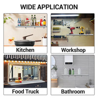 Garvee Folding Concession Shelf 72" x 12" - 304 Stainless Steel, Wall Mount, Drop Down, for Food Truck, BBQ, Restaurant