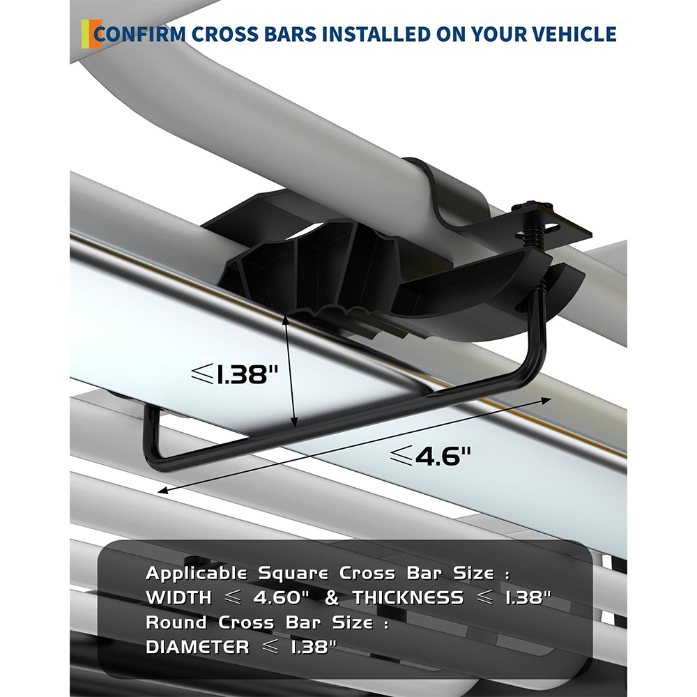 Garvee 46" x 36" Universal Roof Rack Carrier Basket, 200 LBS Capacity Rooftop Cargo Rack, Car Top Luggage Holder Basket Heavy Duty for SUVs, Trucks, Vehicles