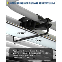 Garvee 46" x 36" Universal Roof Rack Carrier Basket, 200 LBS Capacity Rooftop Cargo Rack, Car Top Luggage Holder Basket Heavy Duty for SUVs, Trucks, Vehicles