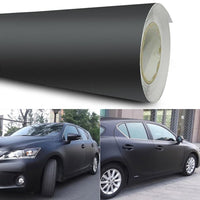 Garvee 5FT Matte Black Vinyl Wrap for Cars, Waterproof Self-Adhesive Car Stickers Full Body Car Wrap Vinyl Roll Automotive Vinyl Wraps for Car Motor
