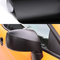 Garvee 5FT Matte Black Vinyl Wrap for Cars, Waterproof Self-Adhesive Car Stickers Full Body Car Wrap Vinyl Roll Automotive Vinyl Wraps for Car Motor