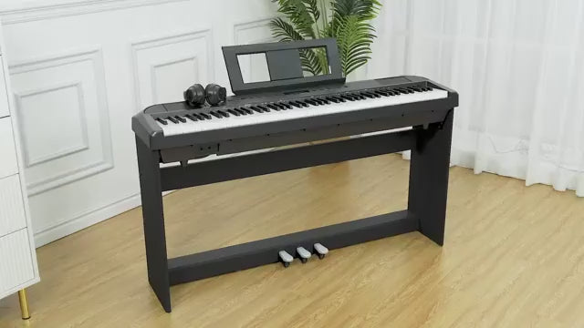 Garvee Digital Piano, Full Size 88 Key Weighted Hammer Keyborad Piano, Portable Electric Keyboard Piano for Beginner/Adults with Sustain Pedal, Power Supply, And Built in Speakers (Without Stand)