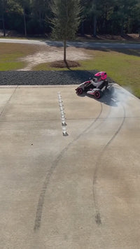 Garvee Ride - G Series: 6+,24V Drift Kart with 2X200W Strong Motor, 7AH Big Battery, Electric Pedals, Electric Go Kart Outdoor Race Toy - Pink