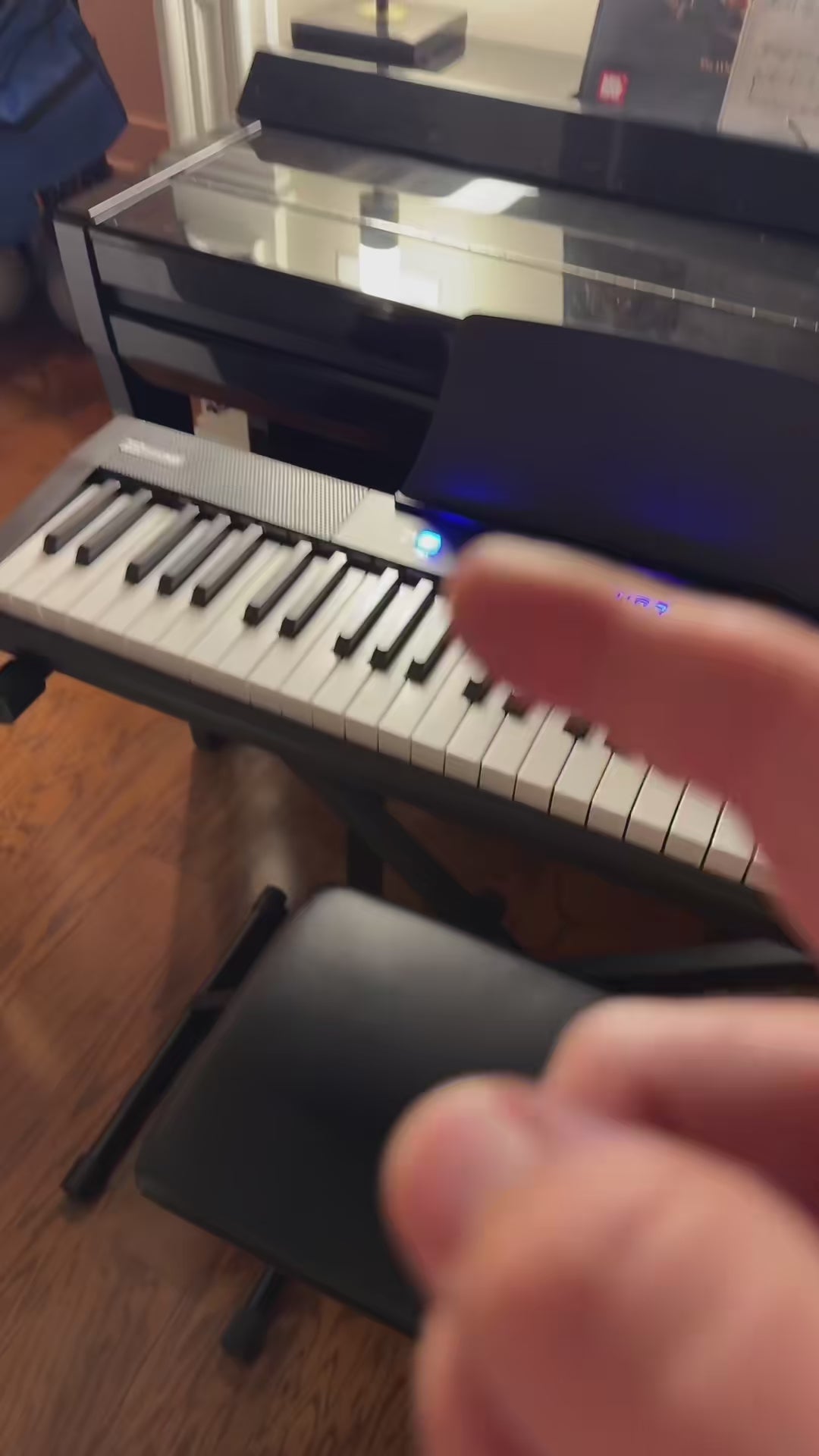 Garvee 61 Key Keyboard Piano + Electric Semi-Weighted Keys + Built-In Speakers + Power Supply + Pedal + Portable + Suitable for Beginners/Professionals + Perfect for Birthday or Christmas