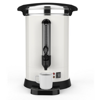 Garvee 80 Cups Coffee Urn,12L/3.2 Gallon Double Wall Commerical Coffee Maker for Buffet Catering Wedding Gathering,Large Capacity Hot Coffee Dispenser,Stainless Steel Hot Water Urn