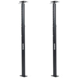 Garvee Heavy Duty Adjustable House Floor Jack Posts, 2 Pack - 53-93in Height, 18,000 lbs Capacity - Steel Support Jacks for Joist Beam Lifting in Basement Construction - Deep Black, 53-93in