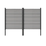 Garvee Privacy Screen Outdoor Garden Fence, 47x35 Inch 2-Panel Animal, Outdoor Fence, Decorative Landscape Edging for Flower Beds, Vegetable Gardens, Patio, Backyard, Lawn