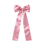 Garvee Giant Christmas Tree Topper Bow, 23.6" x 87" Extra Large Satin Ribbon Tree Topper for Xmas Decor, Big Holiday Wreath Bows for Home, Party, Wedding, Car & Fireplace Mantel Decorations - Pink
