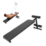 Garvee 5-Position Adjustable Decline Sit-Up Bench - Ab Workout Bench with Foam Leg Rollers for Core Strength, Dumbbell Press & Full Body Training, 220lbs Load Capacity