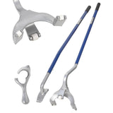 Garvee Tire Mount Demount Tool Kit, Manual Tire Changer w/Bead Keeper, 22.5" to 24.5" Tire Changer, Manual Tire Changing Tools for Car Repairing - Blue
