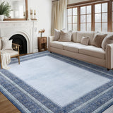 Garvee Ultra Soft Modern Area Rug - Grayish Blue Carpet for Living Room or Bedroom - Cozy Home Decor, 5x7ft - Grayish Blue