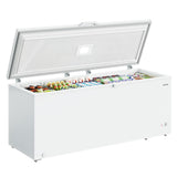 Garvee 21 Cu. Ft. Convertible Refrigerator Chest Freezer with 2 Baskets, Manual Defrost, Easy Drain, White, Wheels, Home & Commercial Use