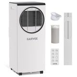 Garvee 8000 BTU Portable Air Conditioner, 3-in-1 Cooling, Dehumidifier & Fan Modes, Sleep Mode, 2 Fan Speeds, Child Lock, Remote Control, White