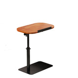 Garvee Minimalist Height Adjustable End Table, Side Table Sofa Tray for Couch 360° Swivel Laptop Stand for Couch Recliner, c-Shaped Small Bedside Tables for Couch Bedside Hospital Bed Natural - Natural