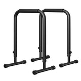 Garvee Adjustable Dip Bars for Home Gym, Heavy-Duty 440lbs Capacity, Anti-Slip Foam Handles, Steel Frame, Portable Push-Up Stand, 32-36" Height, Space-Saving Workout