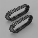 Garvee 180x72x37 Set of 2, Excavator Replacement Tracks with 1872-a High Traction Pattern, Heavy Duty and Tear Resistant Rubber Compound for 0.8-2 Ton Class