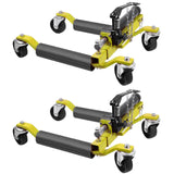 Garvee Hydraulic Car Wheel Dolly Set – 1500 lbs Capacity – Vehicle Positioning Jack – Heavy Duty for Truck, RV, Trailer – 2-Piece, Yellow, Top-Mounted Oil Cylinder - Yellow