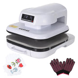 Garvee Auto Heat Press Machine 15"x15" , Fast Even Heat, Professional Heat Press with Precise Temp/Timer Control, Digital Display, 4 Memory Modes for HTV Sublimation Heat Transfer Projects,White